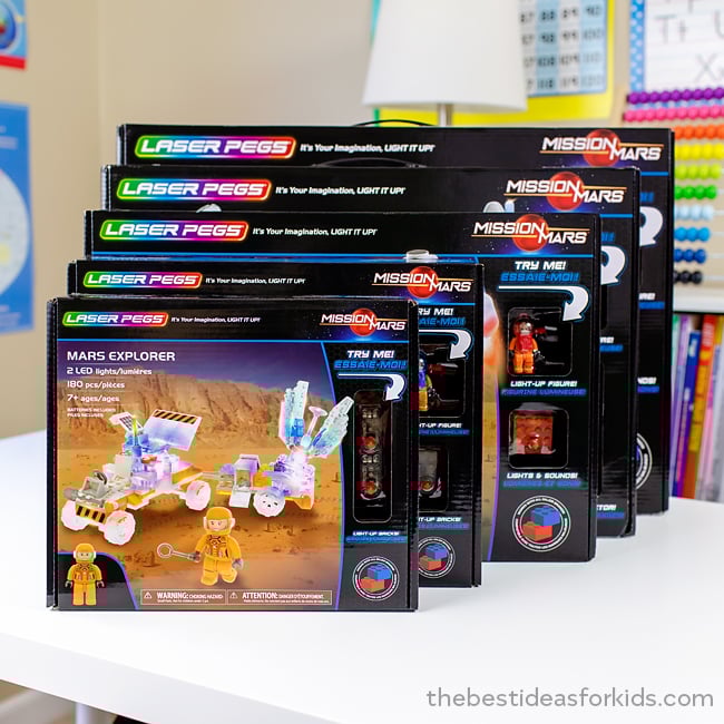 mission mars laser pegs