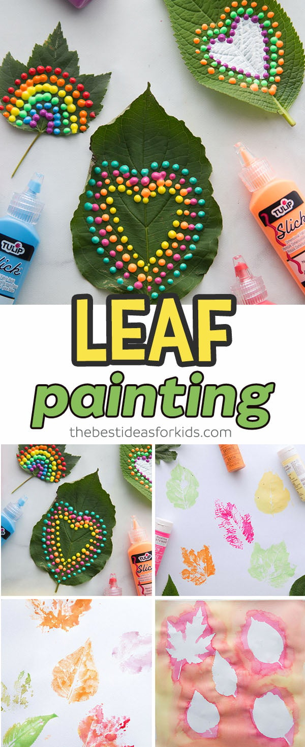 Painted Leaf Art - How to Paint Leaves