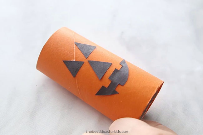 Make a Pumpkin Toilet Paper Roll