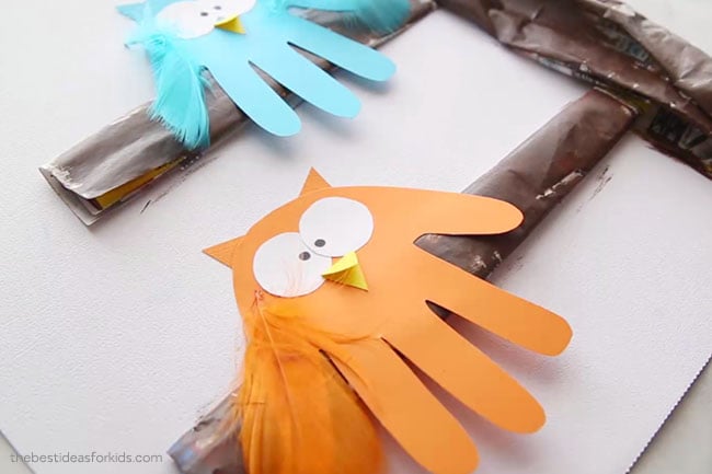 Owl Handprint Craft