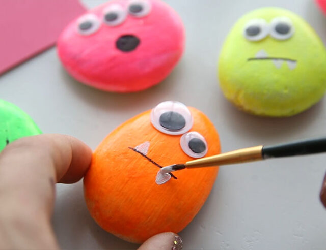 Paint Teeth on Monsters