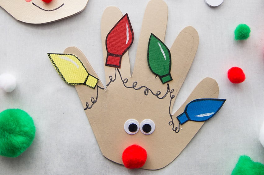 Christmas Handprint Cards - The Best Ideas for Kids