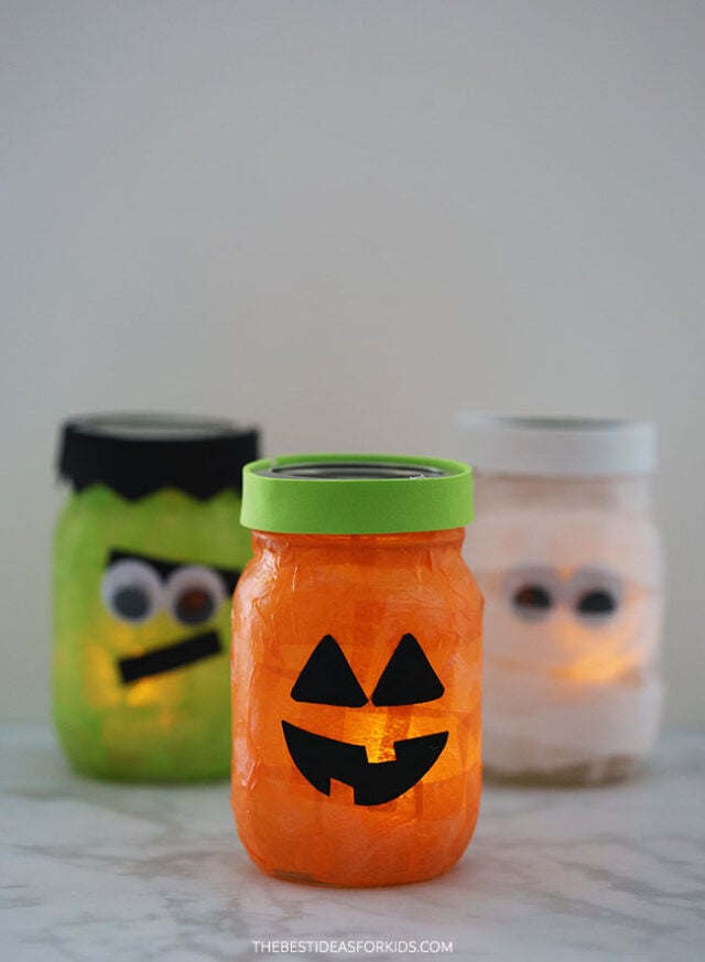 DIY Halloween Lanterns Craft