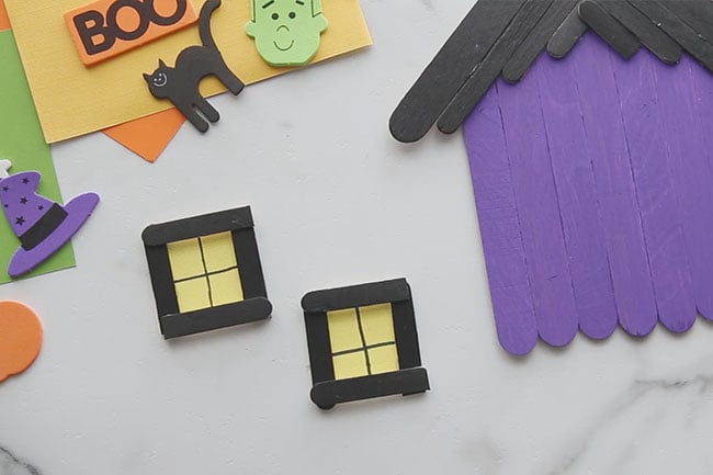 Make Haunted House Craft Windows