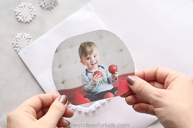 Add Photo Snow Globe Card