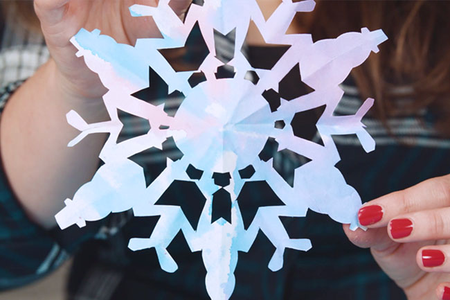How to Cut Paper Snowflakes Tutorial