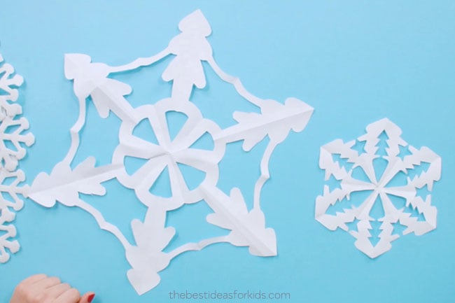 How to Make Paper Snowflakes with Kids