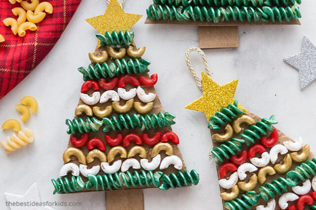 Macaroni Christmas Tree Ornament