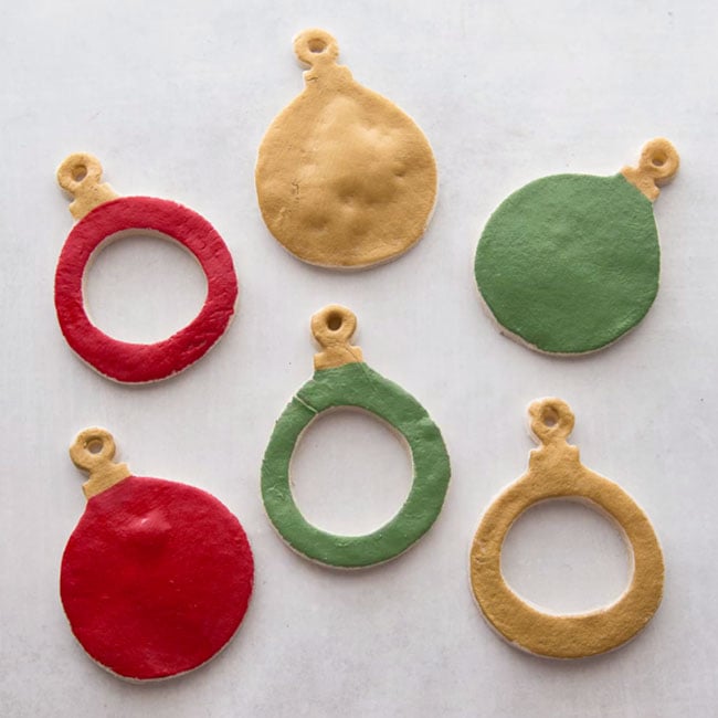 Paint Salt Dough Ornaments