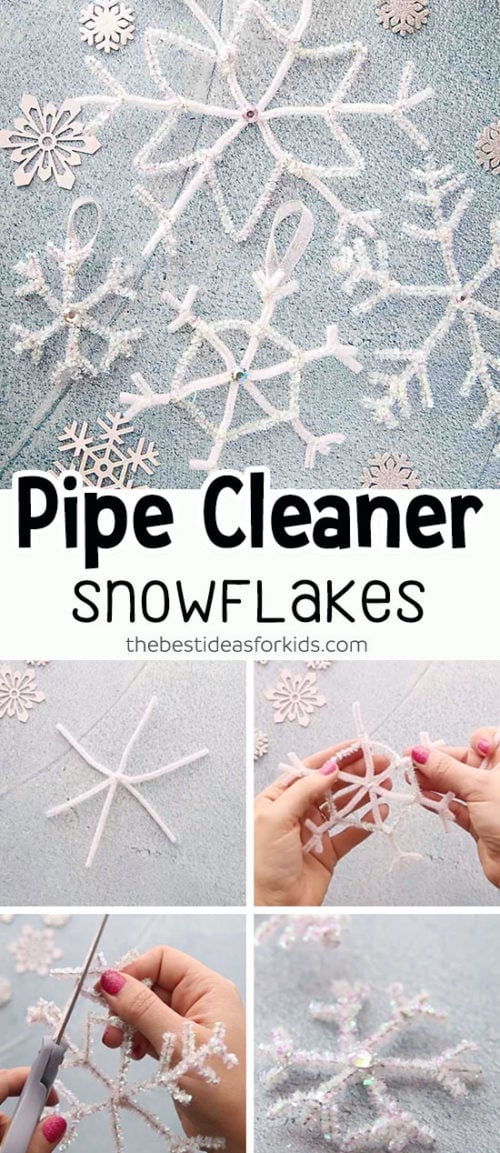 Pipe Cleaner Snowflakes The Best Ideas for Kids