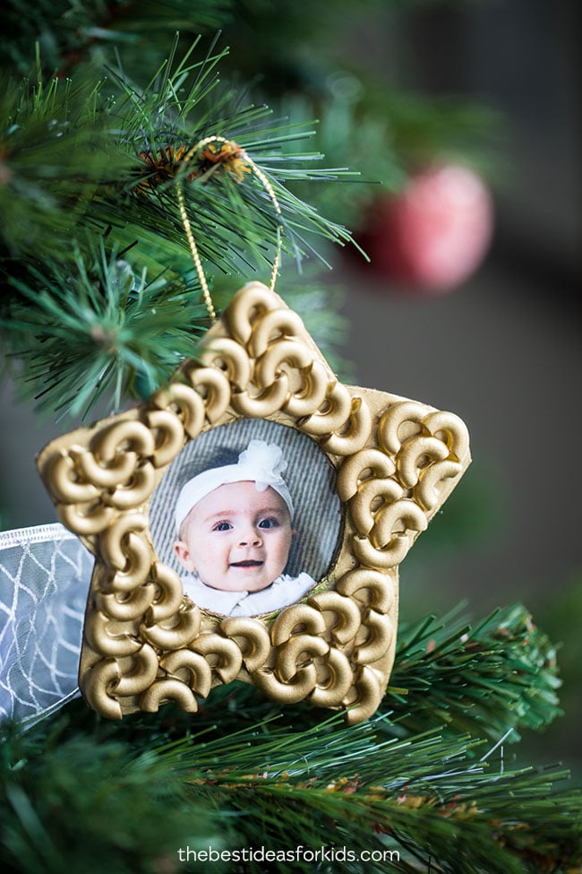 Star Macaroni Christmas Ornament