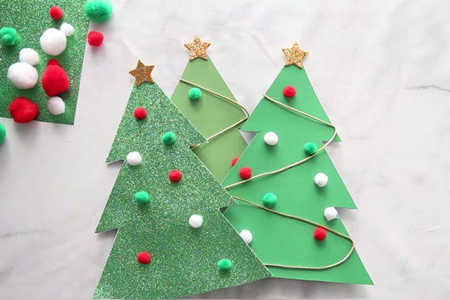 Christmas Tree Outline for Crafts