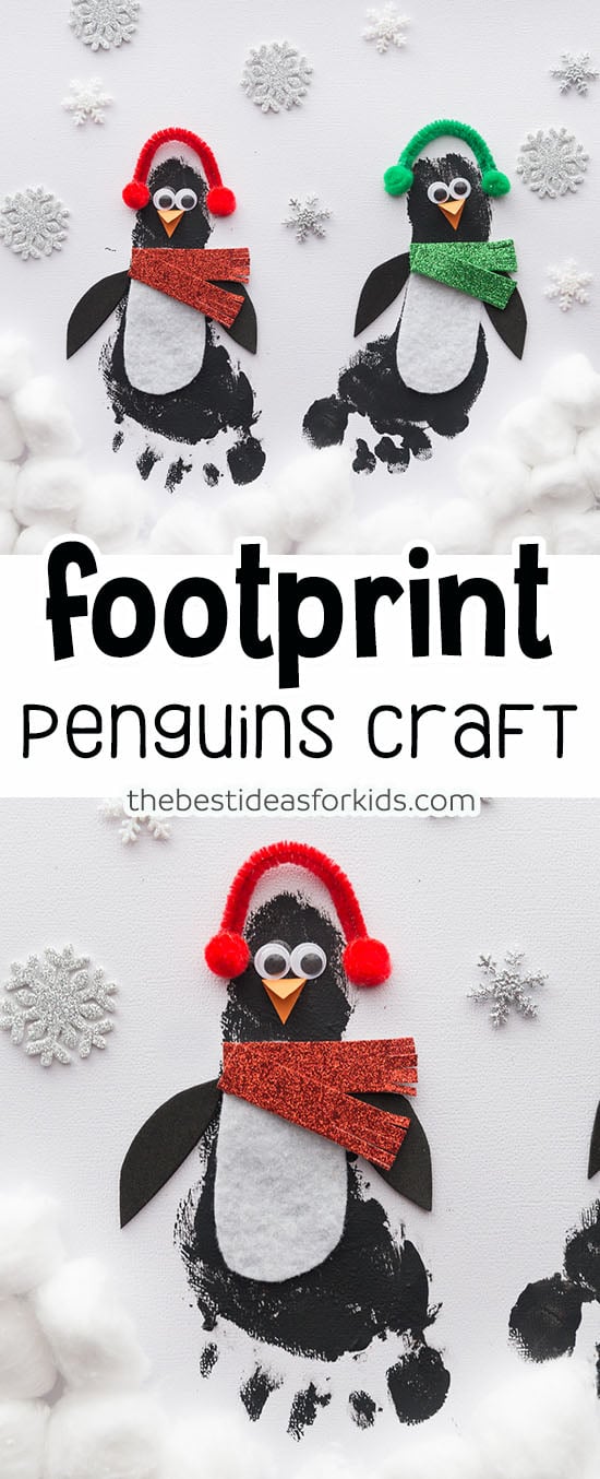 Footprint Penguins Craft