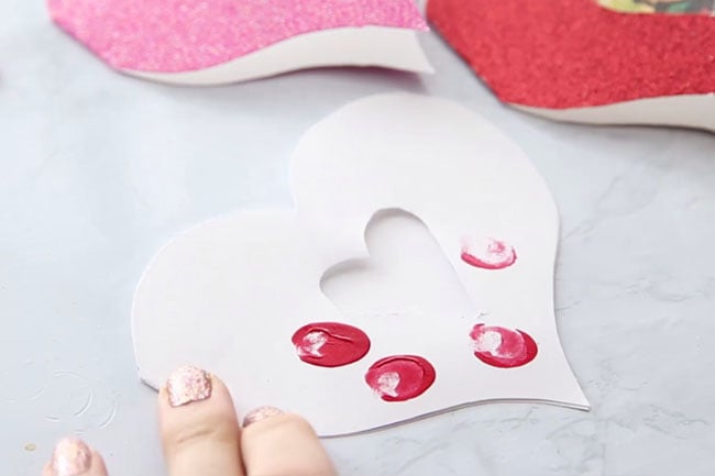 Add Fingerprints to Heart Card