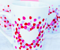 Fingerprint Heart Mug