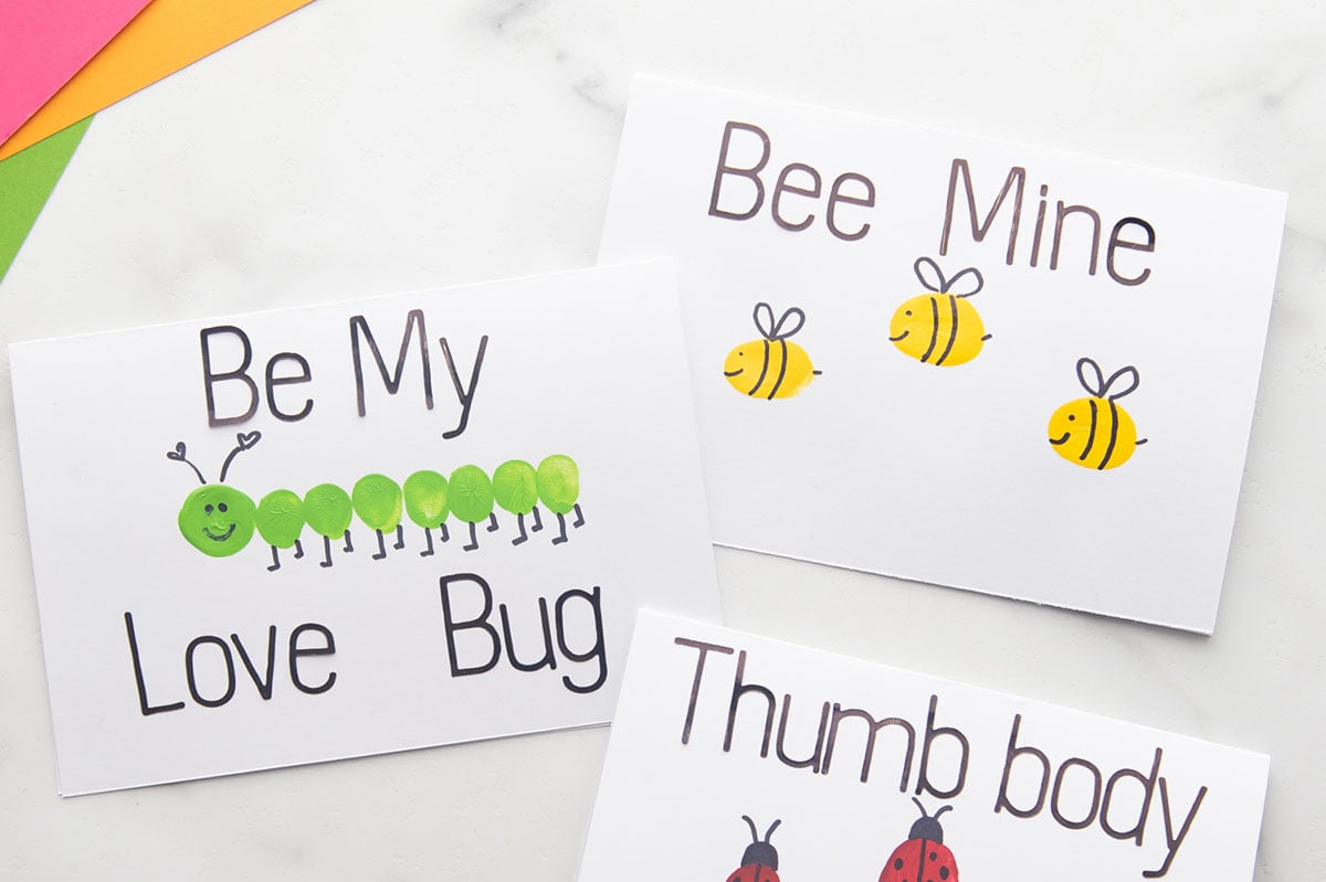 Fingerprint Valentine Cards