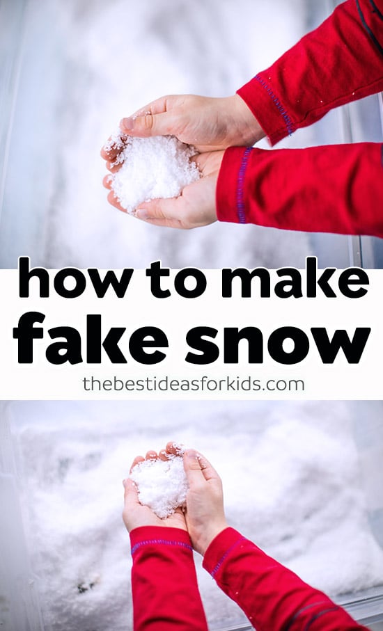 How to Make Pretend Snow in the Sensory Table for Preschool - PreKinders