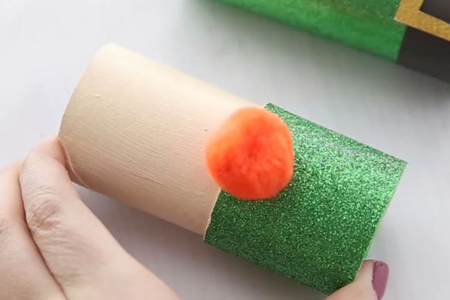 Paint Paper Roll Leprechaun