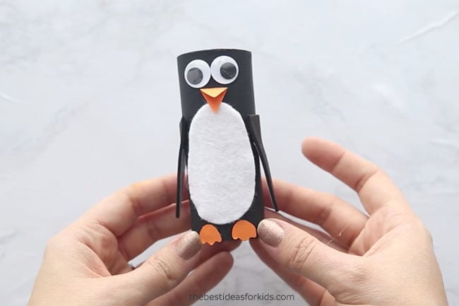 Paper Roll Penguin