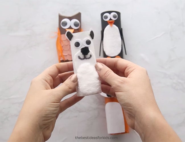 Toilet Paper Roll Polar Bear