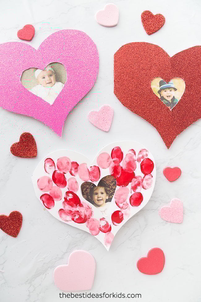 Valentine Fingerprint Heart Card