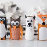 Winter Toilet Paper Roll Animals