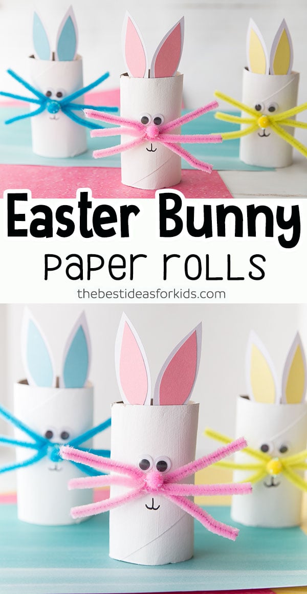 DIY Toilet Paper Roll Bunnies