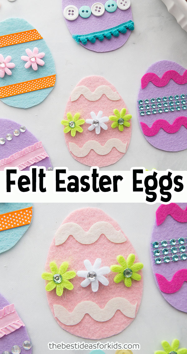 Felt Easter Eggs Easter Craft