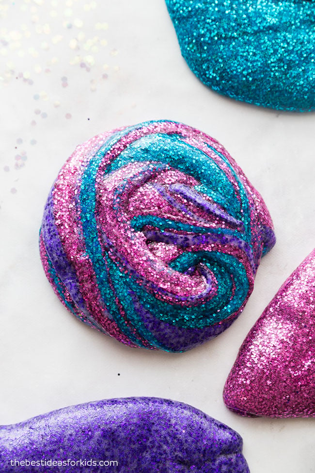 glitter slime