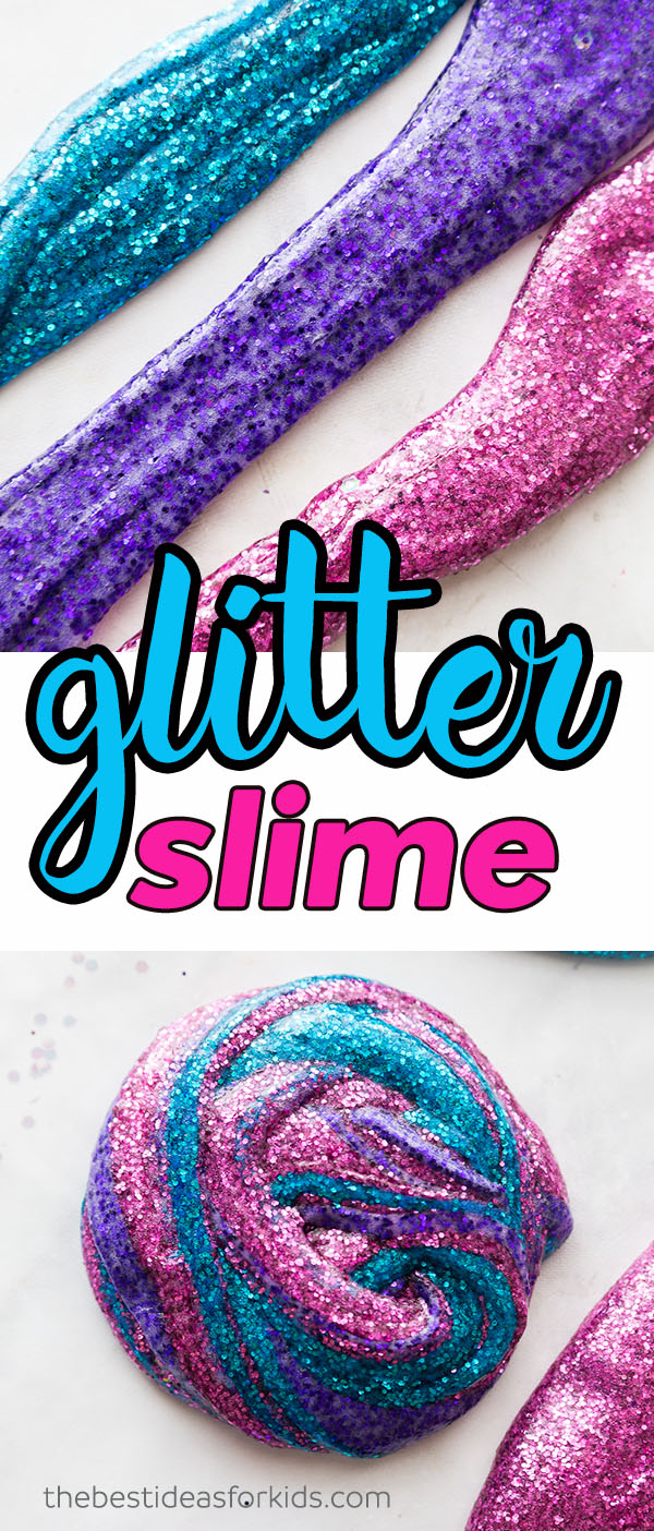 Glitter Slime Recipe for Kids