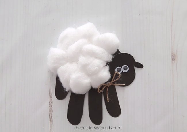 Handprint Sheep Card