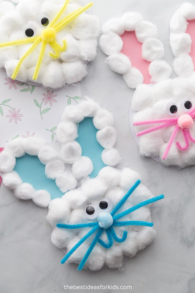 4 Cute Cotton Balls Craft Ideas, Easy Cotton Craft Ideas