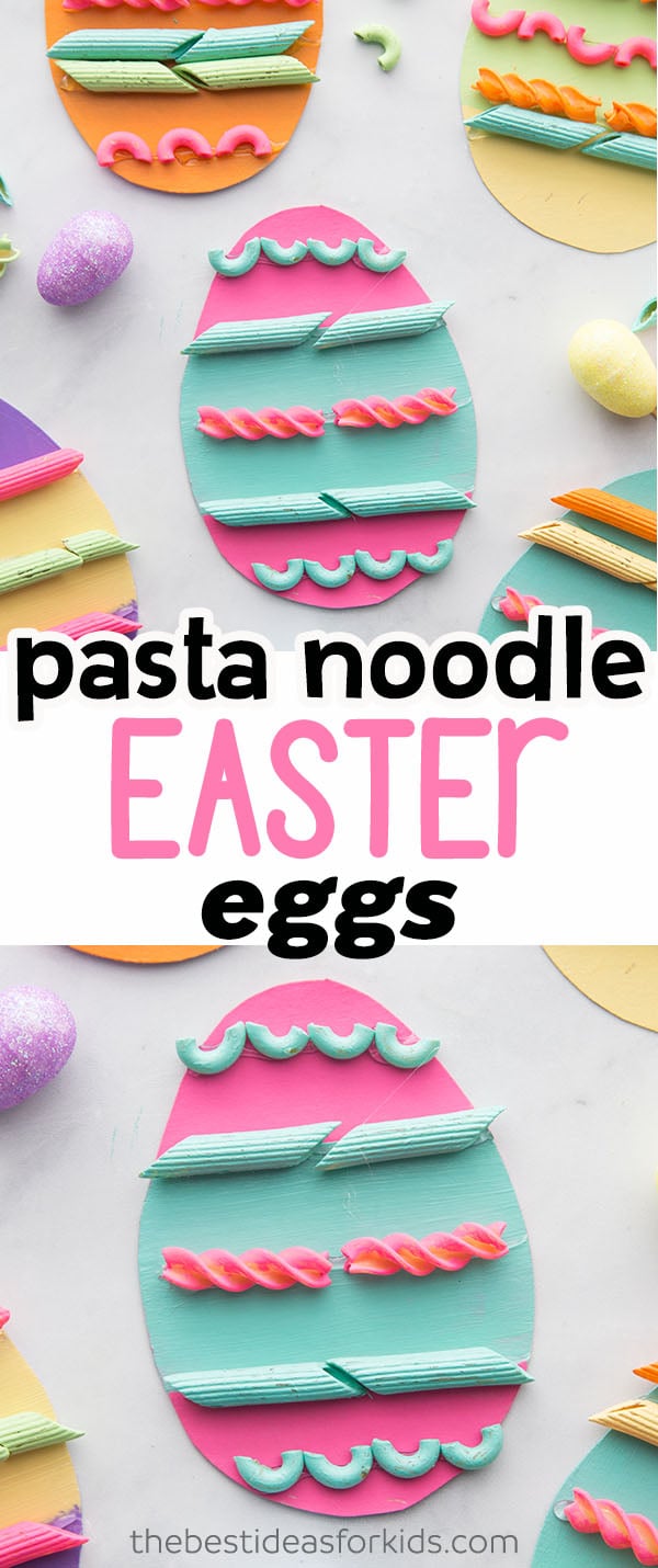 Pasta Noodle Easter Eggs Craft