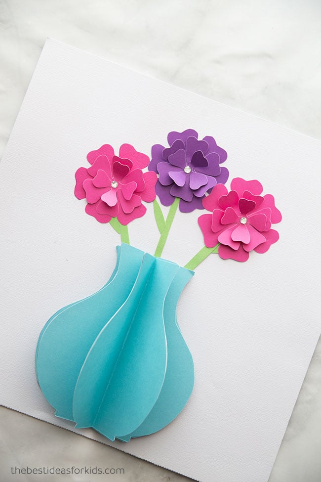 Bouquet of Paper Flowers - 7 Free Templates