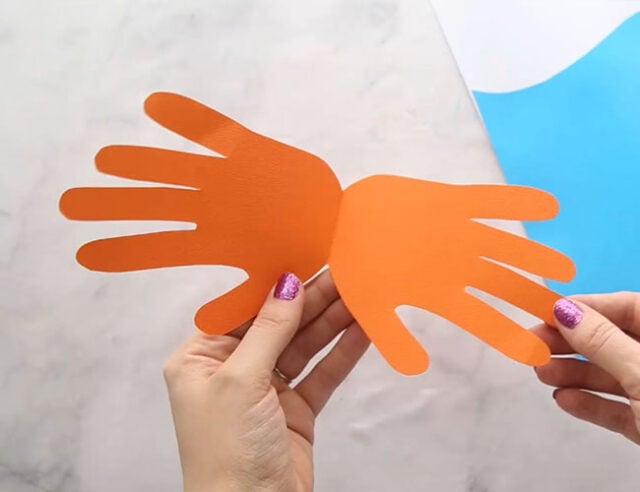 Cut out handprint