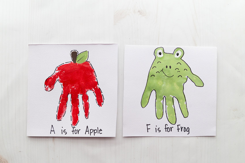 Handprint Alphabet The Best Ideas For Kids