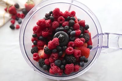 Add mixed berries