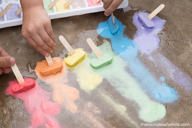 Homemade Sidewalk Chalk Recipe