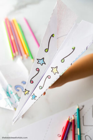 How to Make Paper Airplanes (with Free Printables) - The Best Ideas for ...