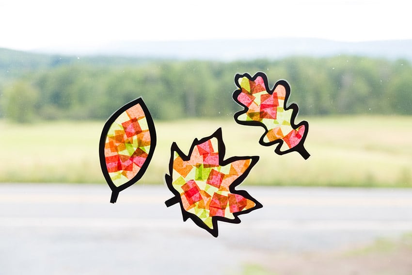 leaf suncatcher craft the best ideas for kids christmas crafts templates
