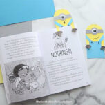 Paper Minion Bookmark