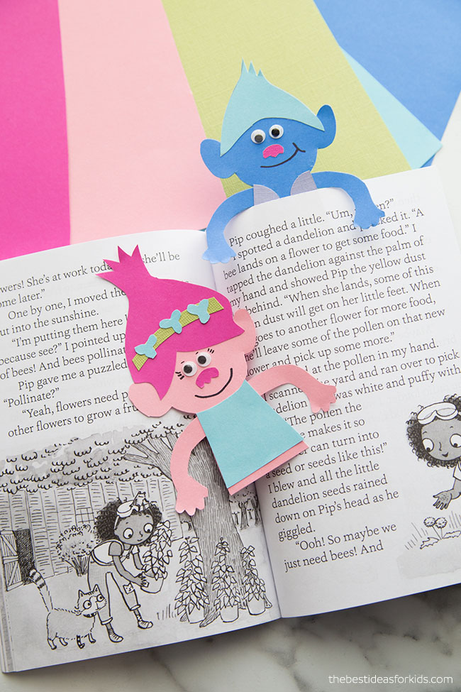 Trolls Bookmark Craft