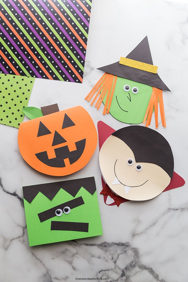 Propio Desalentar constante Handmade Halloween Cards (with free templates) - The Best Ideas for Kids