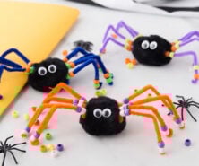 Pom Pom Spider Craft