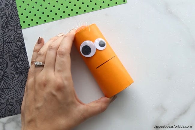 Toilet Paper Roll Monster Draw Face