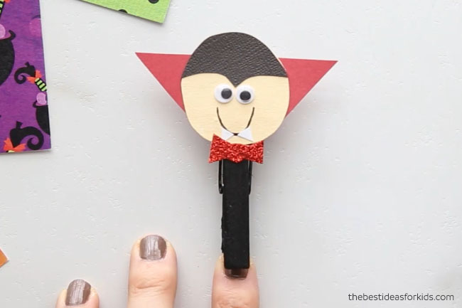 Vampire Clothespin Craft