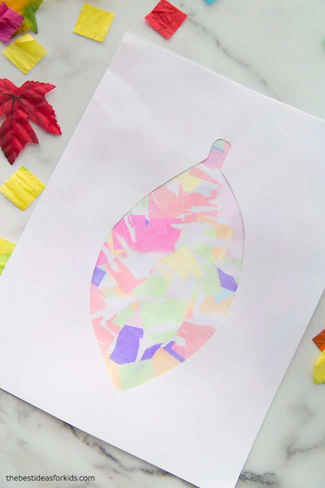 Easy Art for Kids: Bleeding Tissue Paper 