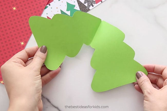 Christmas Tree Card Template