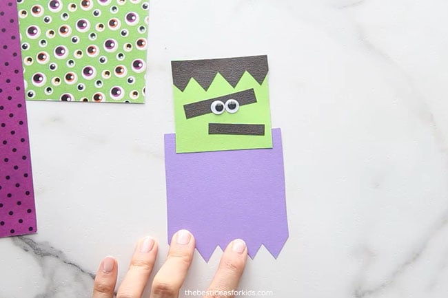 Frankenstein Clothespin Craft