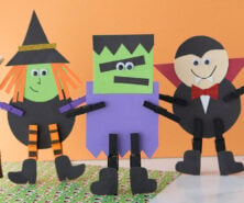 Halloween Clothespins Characters